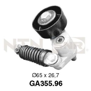 Galets d'accessoires tendeur - GA355.96 - SNR - Compatible avec véhicule Renault
