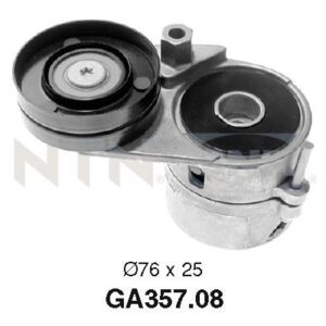Galets d'accessoires tendeur - GA357.08 - SNR - Compatible avec véhicule Volkswagen, Skoda, Seat, Audi