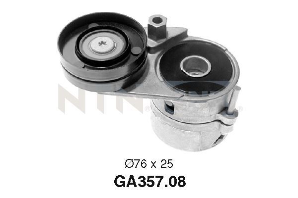 Galets d'accessoires tendeur - GA357.08 - SNR - Compatible avec véhicule Volkswagen, Skoda, Seat, Audi