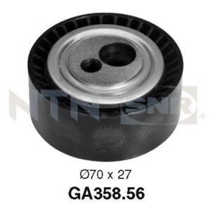 Galets d'accessoires tendeur - GA358.56 - SNR - Compatible avec véhicule Peugeot, Lancia, Fiat, Citroen, Suzuki
