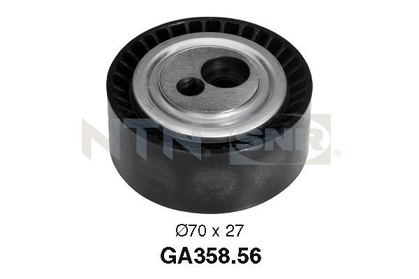 Galets d'accessoires tendeur - GA358.56 - SNR - Compatible avec véhicule Peugeot, Lancia, Fiat, Citroen, Suzuki