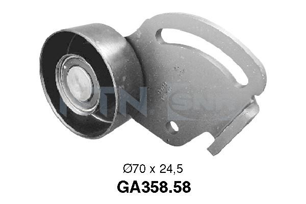 Galets d'accessoires tendeur - GA358.58 - SNR - Compatible avec véhicule Peugeot, Citroen, Lancia, Fiat
