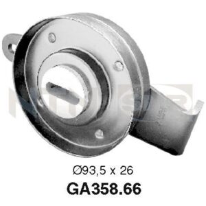 Galets d'accessoires tendeur - GA358.66 - SNR - Compatible avec véhicule Peugeot, Citroen