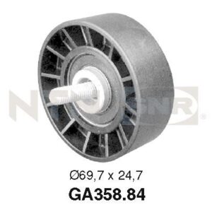 Galets d'accessoires enrouleurs - GA358.84 - SNR - Compatible avec véhicule Fiat, Iveco, Peugeot, Citroen