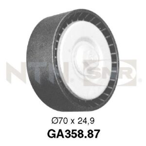 Galets d'accessoires enrouleurs - GA358.87 - SNR - Compatible avec véhicule Fiat, Peugeot, Citroen