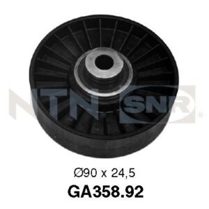 Galets d'accessoires enrouleurs - GA358.92 - SNR - Compatible avec véhicule Fiat, Lancia, Alfa Romeo