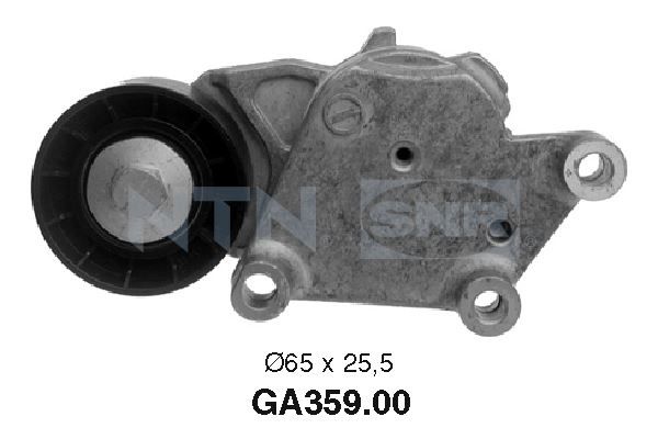 Galets d'accessoires tendeur - GA359.00 - SNR - Compatible avec véhicule Ford, Mitsubishi, Peugeot, Citroen, Toyota, Suzuki, Volvo, PSA, Mazda