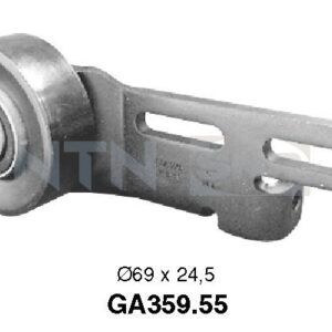 Galets d'accessoires tendeur - GA359.55 - SNR - Compatible avec véhicule Peugeot, Citroen, PSA