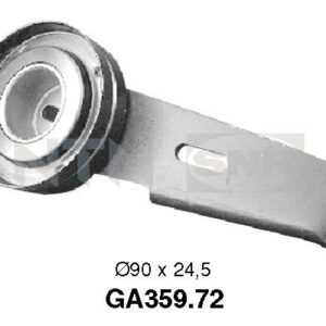 Galets d'accessoires tendeur - GA359.72 - SNR - Compatible avec véhicule Peugeot, Citroen, Lancia, Fiat