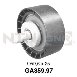 Galets d'accessoires enrouleurs - GA359.97 - SNR - Compatible avec véhicule Peugeot, Citroen, Fiat