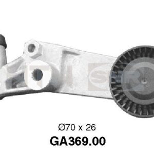 Galets d'accessoires tendeur - GA369.00 - SNR - Compatible avec véhicule Toyota