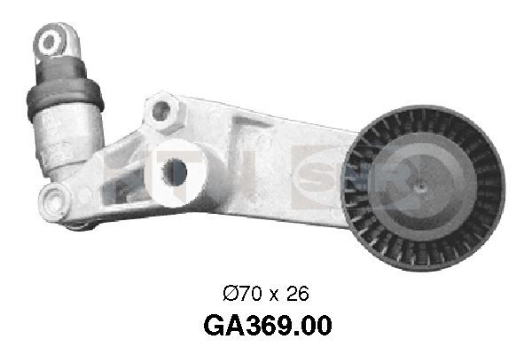 Galets d'accessoires tendeur - GA369.00 - SNR - Compatible avec véhicule Toyota