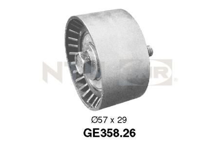 Galets enrouleurs - GE358.26 - SNR - Compatible avec véhicule Fiat, Alfa Romeo, Lancia