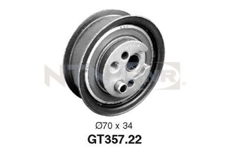 Galets tendeurs - GT357.22 - SNR - Compatible avec véhicule Volkswagen, Audi