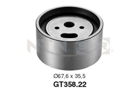Galets tendeurs - GT358.22 - SNR - Compatible avec véhicule Peugeot, Citroen