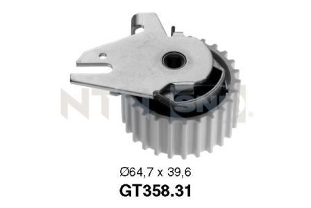 Galets tendeurs - GT358.31 - SNR - Compatible avec véhicule Lancia, Fiat, Alfa Romeo