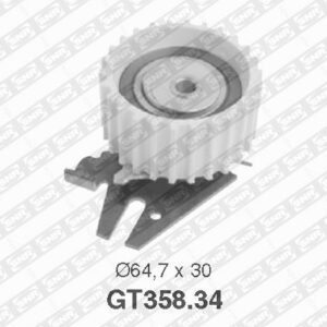Galets tendeurs - GT358.34 - SNR - Compatible avec véhicule Lancia, Fiat