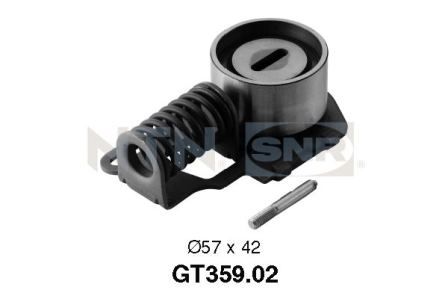 Galets tendeurs - GT359.02 - SNR - Compatible avec véhicule Peugeot, Citroen, Lancia, Fiat