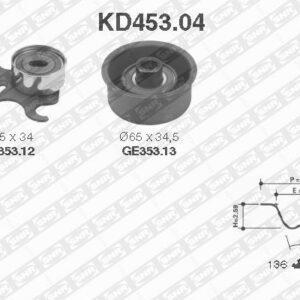 Kits de distribution - KD453.04 - SNR - Compatible avec véhicule Opel, Vauxhall