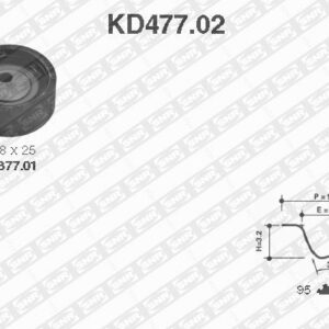 Kits de distribution - KD477.02 - SNR - Compatible avec véhicule Suzuki