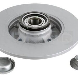 Kits moyeu disques de frein - KF159.57U - SNR - Compatible avec véhicule Vauxhall, Peugeot, Citroen, Opel, DS