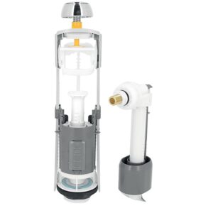 Ensemble de chasse WC universel à étrier double débit MATOUA avec robinet flotteur latéral NF - LEGALLAIS - 623029