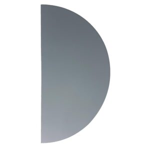 Plaque de propreté demi-lune antibactérienne - adhésive - en polyuréthane - 150 x 300 mm - gris - WATTELEZ - 144783