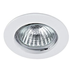 Spot encastré sans lampe Disk blanc GU10 - Aric - 550530