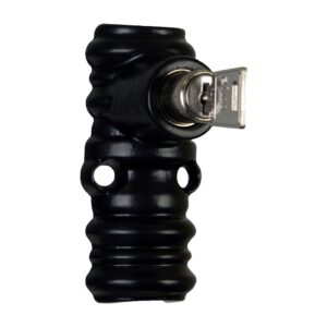 Coulant à clé pour tringle de 16 x 8 mm finition époxy noir - Rollinger - 530853