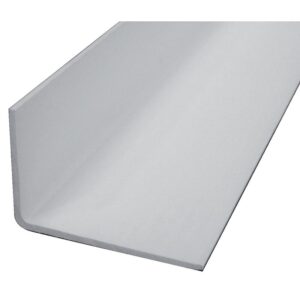 Cornière inégale - profil en L asymétrique PVC longueur 2,6m finition blanc 30 x 70mm - PRUNIER - 493207