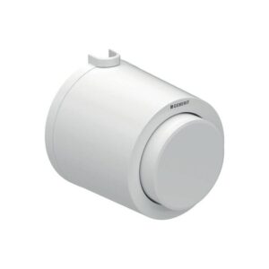 Bouton-poussoir de déclenchement pneumatique à distance type 01 pour rinçage 1 touche apparent Blanc Alpin - GEBERIT - 630050
