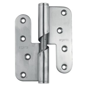 Paumelle menuiserie bois à Hélice inox, 100x86x3, gauche montant - ARGENTA - 609281