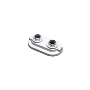 Rosace double entraxe 40 mm diamètre 30 pour PER - - 781039