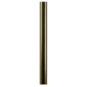 Tringle section 16 x 8 mm pour crémone longueur 2500 mm noir RAL 9005 - Rollinger - 605403