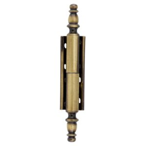 Paumelles universelles à vases - à pans - acier vieux bronze hauteur 50/92 mm - BROS - 669004