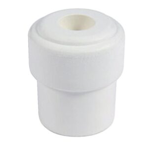 Butoir de sol éco. en élastomère Tougom Ø 32 mm hauteur 36 mm blanc - CIVIC - 531406