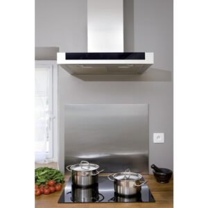 Crédence fond de hotte inox largeur 60 x hauteur 70 cm - NORDLINGER - 565223
