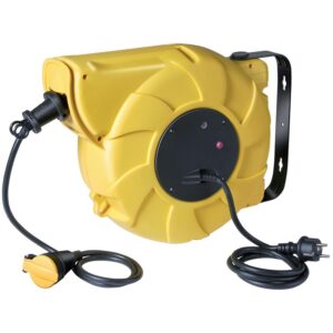 Enrouleur de câble électrique mural automatique Box Electric en 12 m - BRENNENSTUHL - 500676