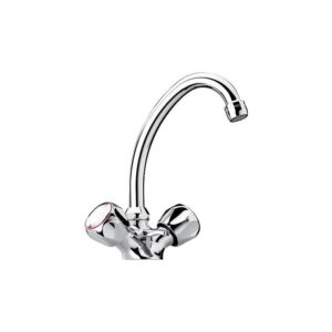 Mélangeur de lavabo à bec tube mobile Orchidéa avec tête à clapet et vidage ABS - PAINI - 720513