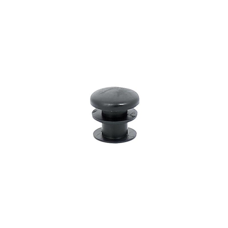 EMBOUT INTERIEUR PERGA NOIR ROND Diamètre extérieur 18 mm - PERGA - 485073
