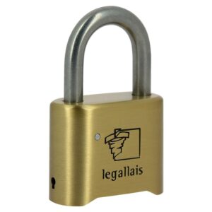 Cadenas renforcé à code corps laiton anse inox Ancre - LEGALLAIS - 592173
