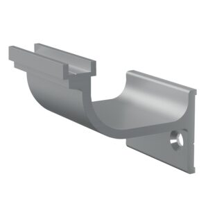 Support à visser - en aluminium - largeur 60 mm - pour profil HRA-6 - CS France - 635328