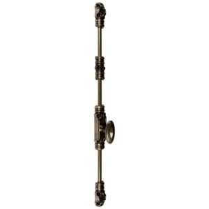 Crémone fonte à bouton type CRF168 BT en 42 mm fintion vieux bronze - Rollinger - 530811