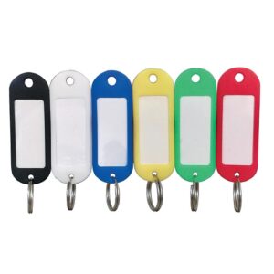 Porte-clés de couleur à étiquettes CAVALLO - bleu - par 100 - LEGALLAIS - 158076