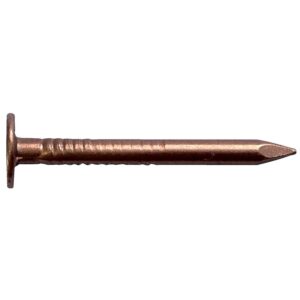 Pointes cuivre tête plate, diamètre 3 mm, longueur 30 mm, boîte de 500 pièces - ATS - 523426