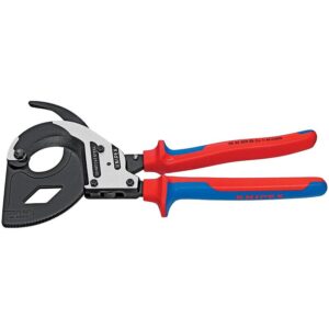 Coupe-câbles à cliquets 3 réglages - KNIPEX - 527024