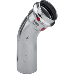 Coude électrozingué 45° MF diamètre 42 à sertir 558383 - VIEGA - 719662