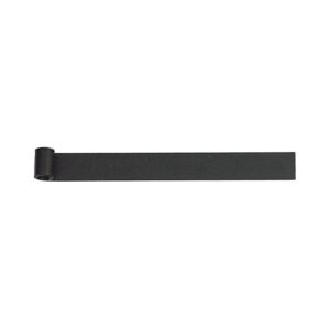 Penture acier de volet battant non perçée noir 9005 en 40 x 5 mm œil de 14 mm longueur 500 mm - Bourgeois Freres - 554681
