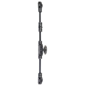 Crémone fonte à bouton type CRF168 BT en 42 mm fintion vieux fer - Rollinger - 530818