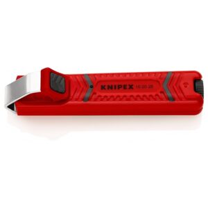 Outil à dégainer les câbles ronds de Ø de 8 à 28mm - Lame réglable en profondeur - KNIPEX - 182702